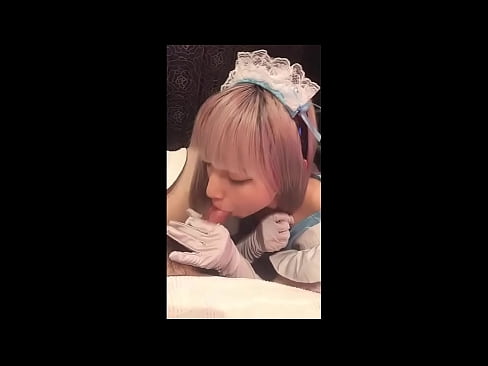 ❤️ Japonų dievaitis [mayuka], prancūzės tarnaitės kostiumas, 1 dalis, blowjob ir masturbacija su losjonu ️❌ Seks video prie mūsų ❌️